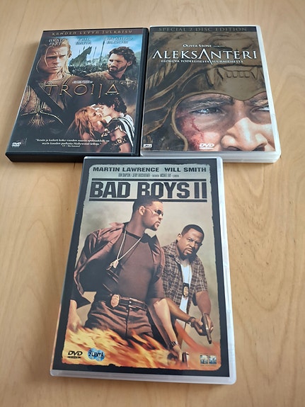 DVD - Elokuvia  kahden levyn julkaisu Troija