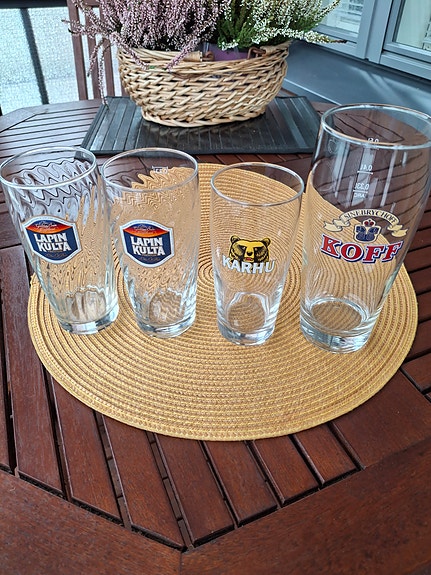 Laseja 4 kpl Olut
