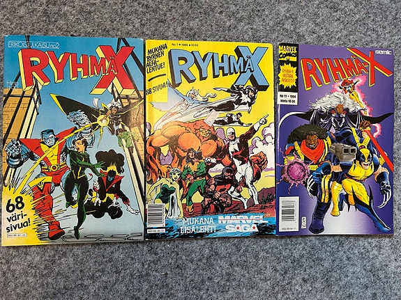Ryhmä X -sarjakuvia