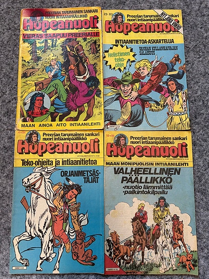 Hopeanuoli-sarjakuvia