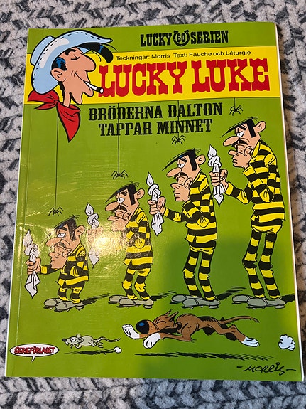 Lucky Luke -sarjakuvat ruotsiksi