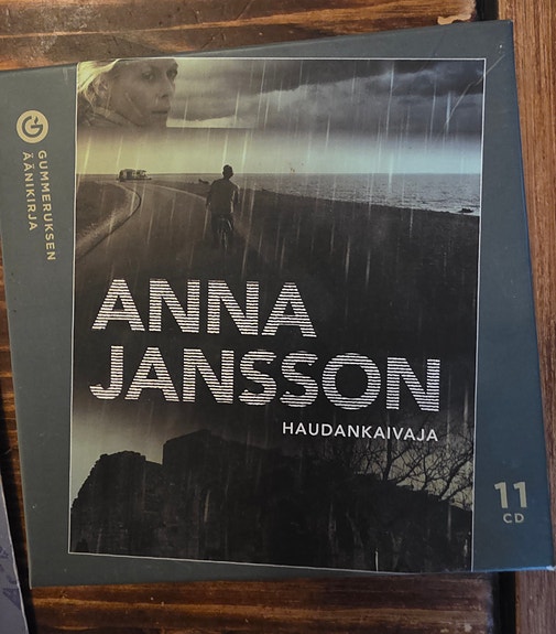 Anna Jansson Haudankaivaja äänikirja 11 CD