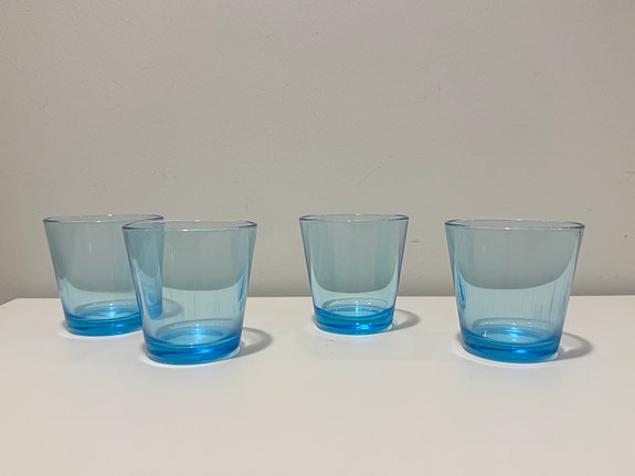 Iittala Kartio lasit, vaaleansininen – 4 kpl