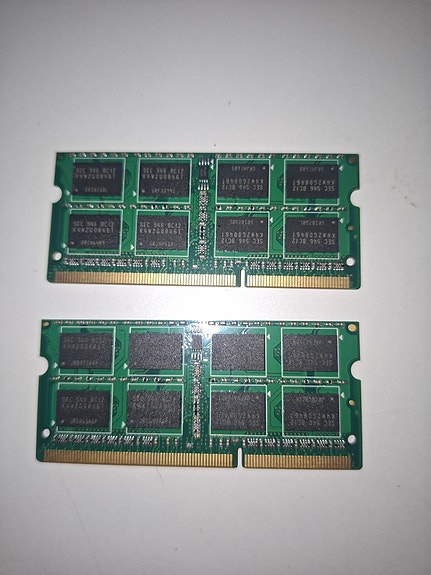 DDR3 sodimm 2x4gb