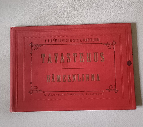 Antiikki Kirja Hämeenlinna Tavastehus v.1890