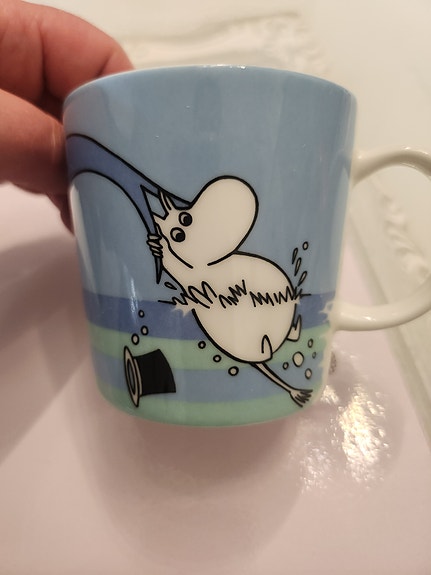 Arabia Muumi muki sininen, Delfiini-sukellus, 46€