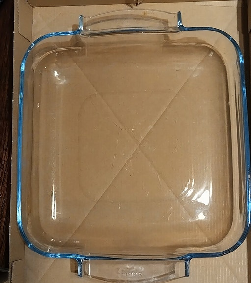 Lasinen uunivuoka Pyrex