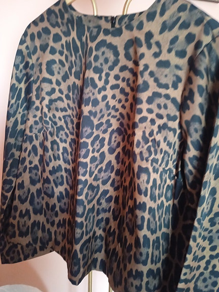 H&M leopardikuvioinen paita XL polyesteri