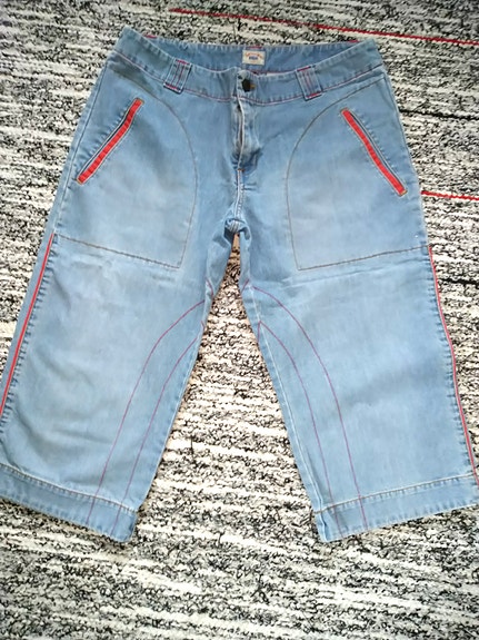 Farkku shortsit