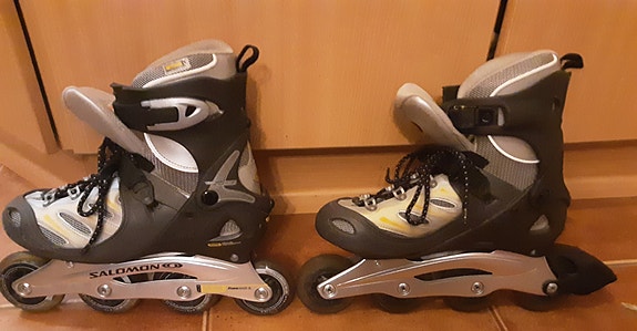 Naisten Rullaluistimet Salomon Abee 5  Dr 100, Power Arch+17cm sauvat