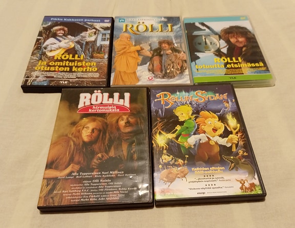 Rölli 5 kpl DVD paketti
