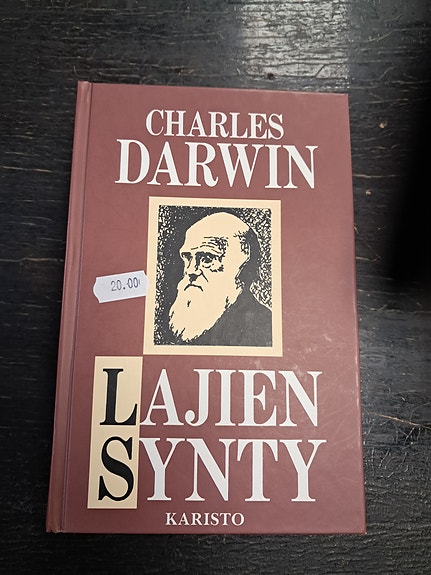 Charles Darwin Lajien synty kovakantinen kirja