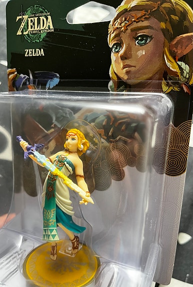 Nintendo Amiibo TOTK Zelda -figuuri