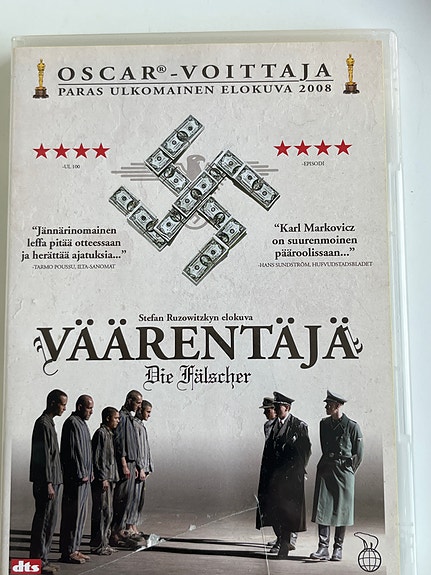 Väärentäjä (Die Fälscher) DVD-elokuva. Tosi tarina