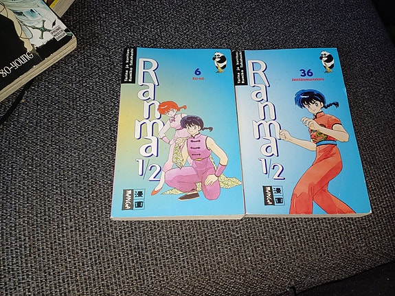 Ranma 1/2 manga kirjat