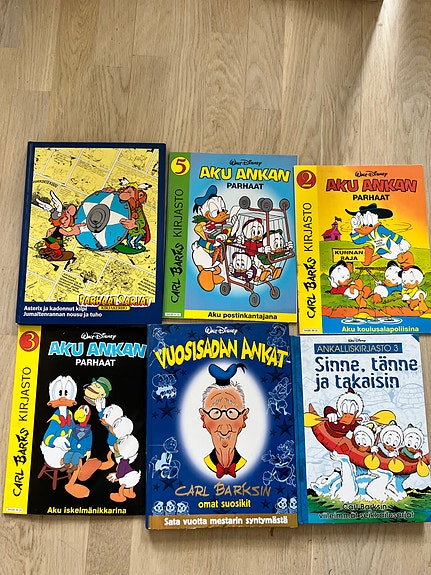 Sekalainen Aku Ankka -setti 5 kpl + Asterix