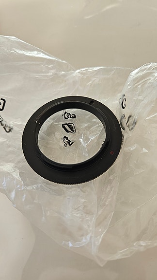 Nikonin 52 mm:n käänteisen kiinnityksen makro-objektiivisovitin