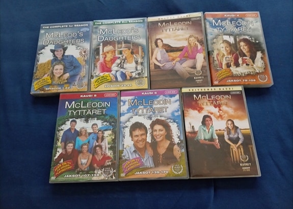 McLeodin tyttäret kaudet 1-7 DVD-boksit