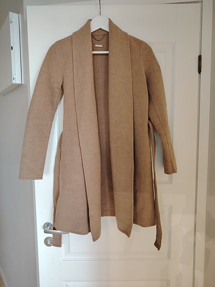 Massimo Dutti villakangastakki XS beige