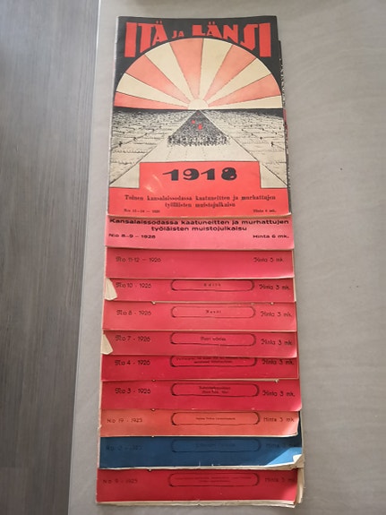 Itä ja Länsi -lehtiä 1920-luvulta