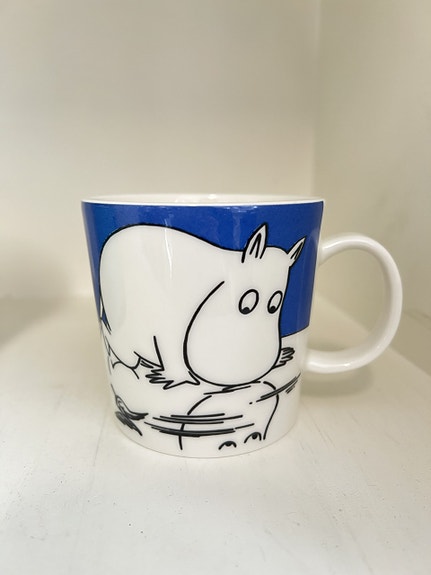 Muumimuki Muumipeikko jäällä, tarraton