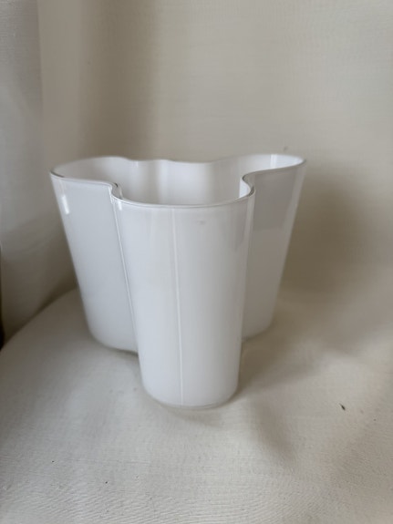 Aalto maljakko, opaalinvalkoinen, 120mm