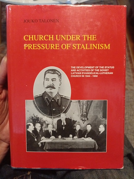 Jouko Talonen: Church Under the Pressure of Stalinism - kovakantinen kirja