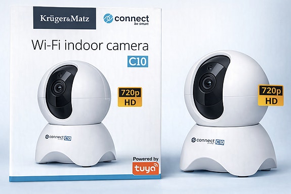 Krüger&Matz Connect C10 WiFi-valvontakamera 720p HD