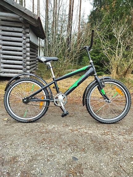 Xtreme lasten polkupyörä 20" musta-vihreä