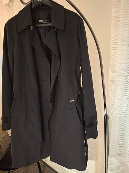 Mywear naisten takki XXL musta puuvilla