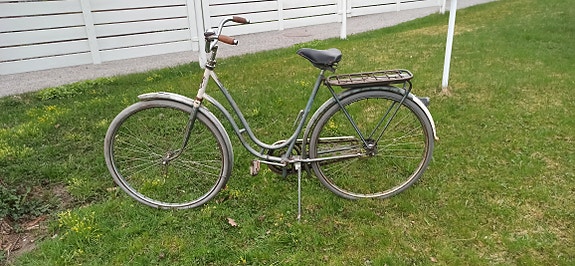 VINTAGE Hermes mummo-pyörä. 1950-luku. LAHJAKSI