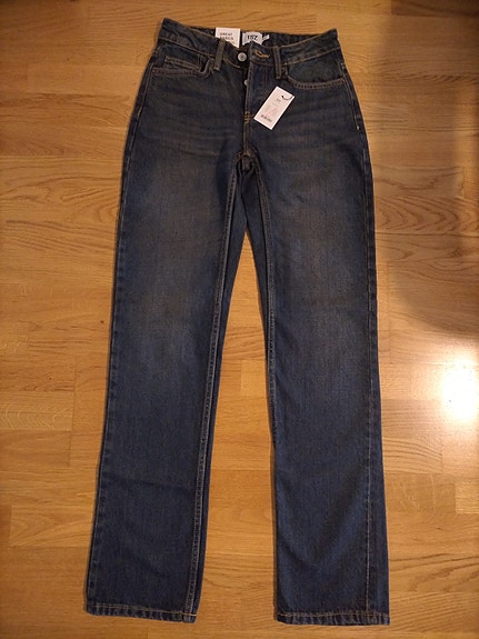 Farkut, low rise, straight leg xxs