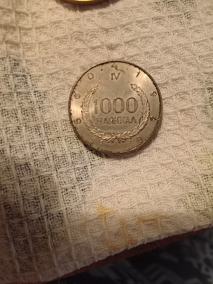 Suomen 1000 markan kolikko