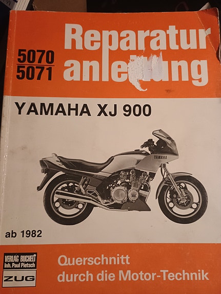 Yamaha XJ 900 korjausopas (Reparaturanleitung)