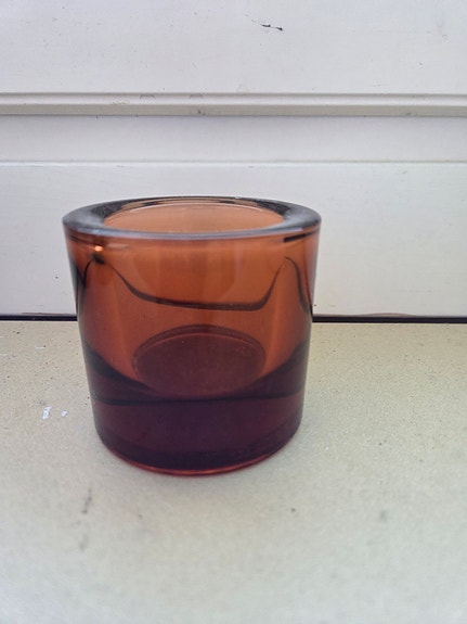Iittala Kivi tuikkulyhty, pomeranssi