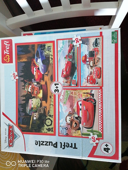 Palapelisetti Trefl Cars 3+1