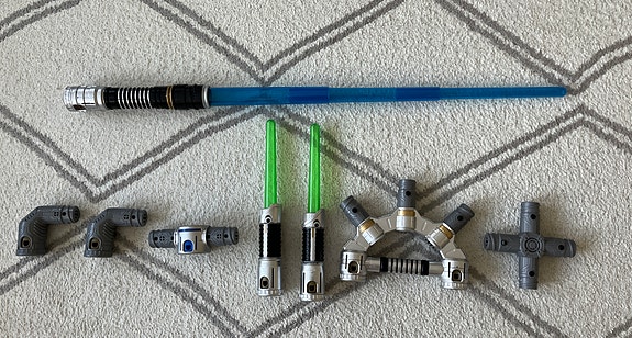 Hasbro Star Wars valomiekka setti
