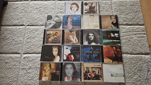 Celine Dion CD-levyjä