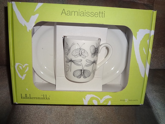 Kultakeramiikka aamiaissetti