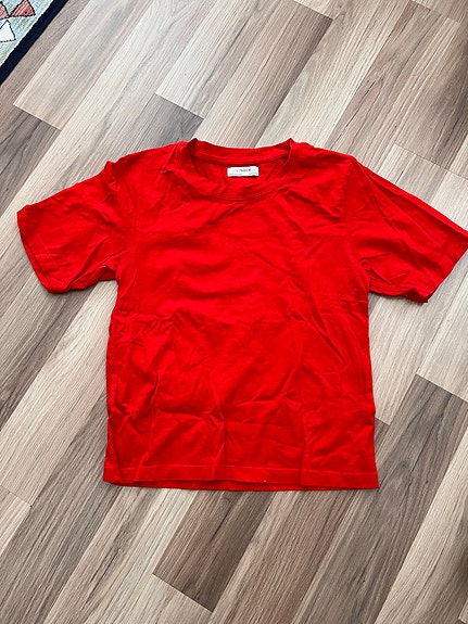 Lindex punainen T-paita XS