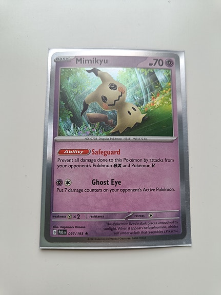 Pokemon kortti Mimikyu - Paldea Evolved