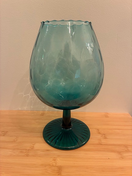 Empoli-maljakko ( snifter ) petroolin sininen
