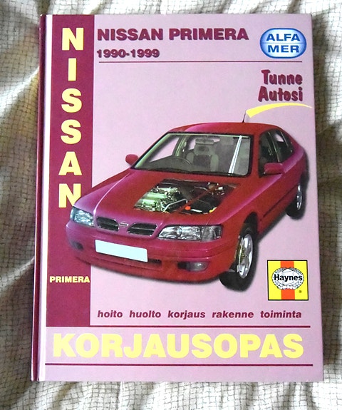 Nissan Primera 1990–1999 korjausopas - EI POSTIKULUJA