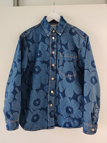 Marimekko Vaihe Unikko-farkkutakki