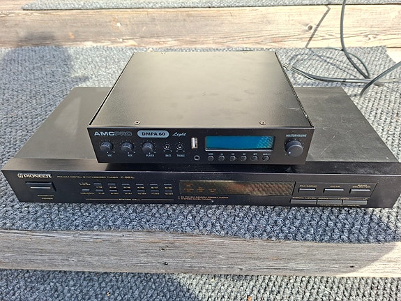 Vahvistin amca pro 60 + pioneer viritin