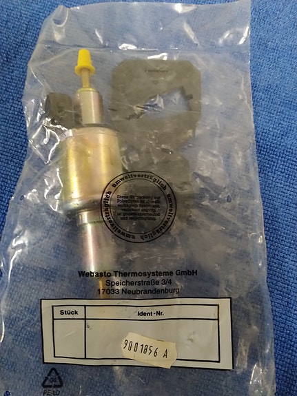 Webasto thermo top pumppu
