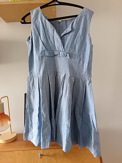 50-luku mekko vintage handmade