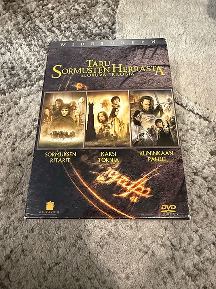 Taru Sormusten Herrasta -trilogia DVD-boksi (3 elokuvaa)