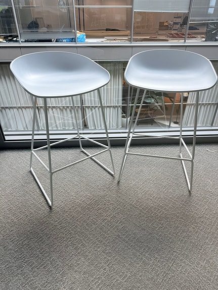 HAY About A Stool AAS38 Low -baarijakkara, valkoinen
