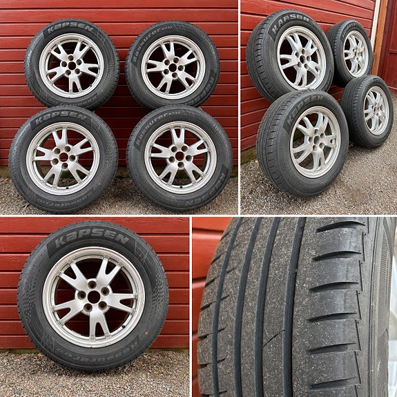 04 Summer Tires with Rims Size is 195/65 R15 Toyota Prius 2009 Model